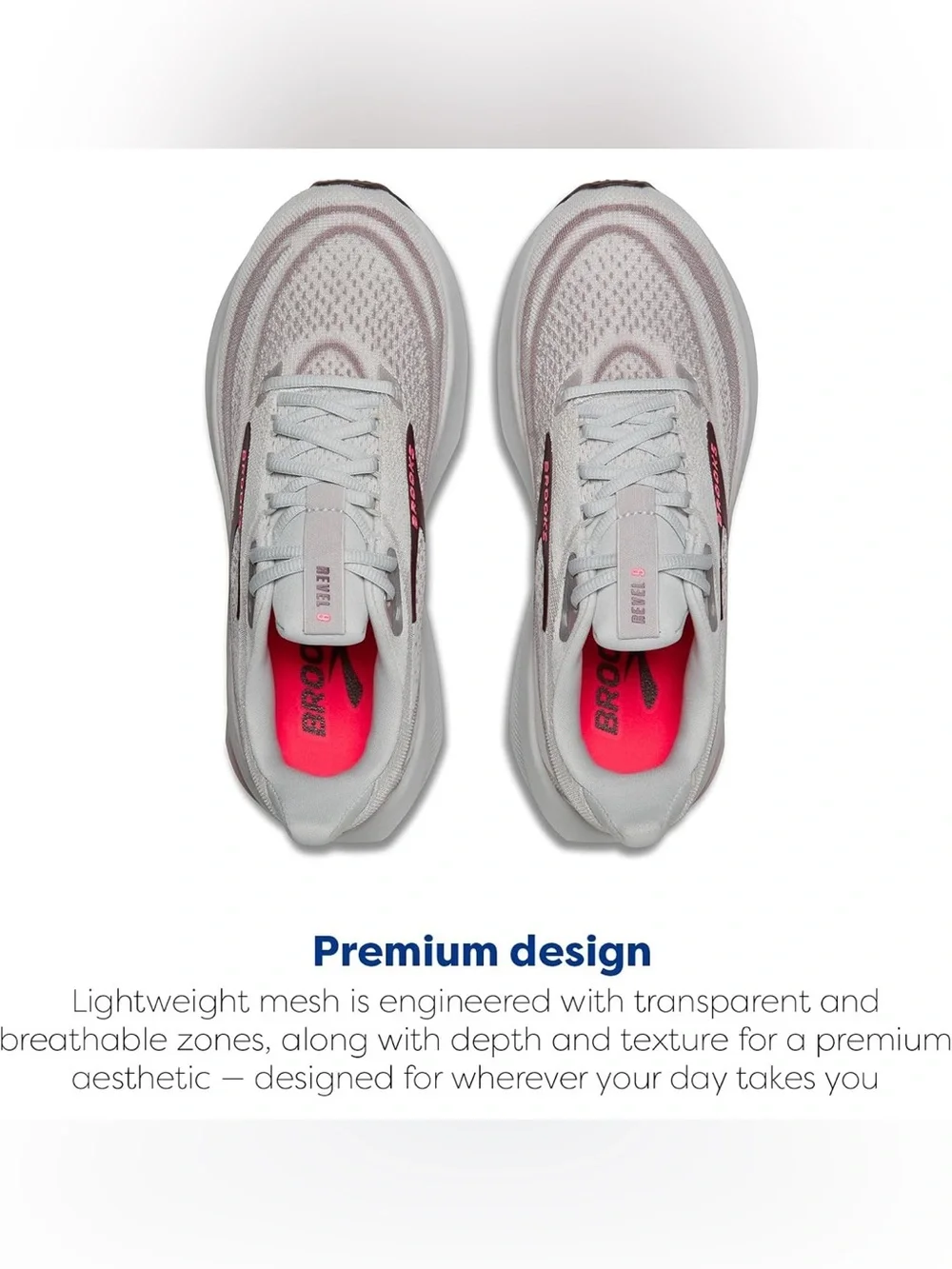 New Brooks Women’s Revel 9 Neutral Running/Walking Shoe Size 7.5